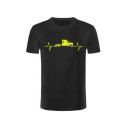 High Quality 100% Cotton Casual T-Shirt Short Sleeves
