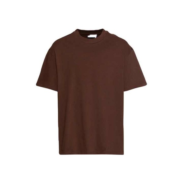 Men's Fashion Summer Trend Tops Oversized Cotton round Neck T-Shirt