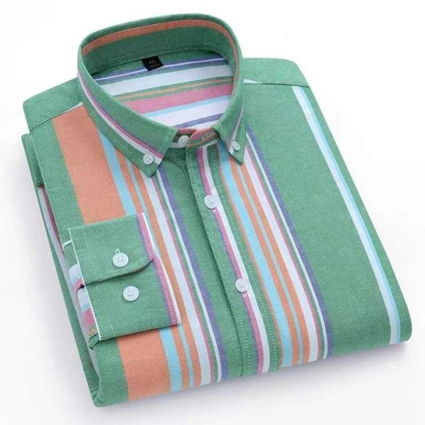 Men's Pure Cotton Long-Sleeved Casual Fashion