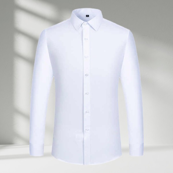 High End Brand Men's Shirt Fashionable Business Collar Long Sleeved
