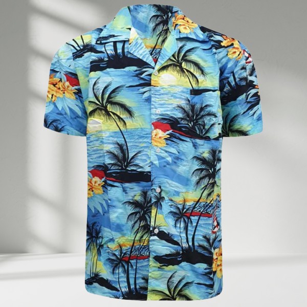 Men's Short Sleeve Hawaiian Shirts Summer Casual Vacation Hawaii Shirts