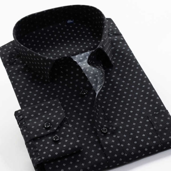 100% Cotton Men's Floral Print Shirt Spring New Trend