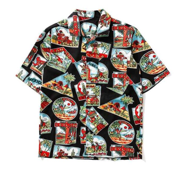 Men's All Over Hawaiian Beach Printing Shirt