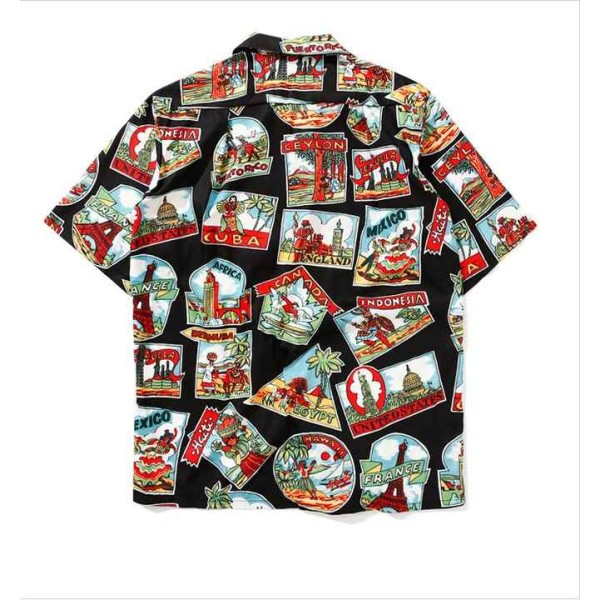Men's All Over Hawaiian Beach Printing Shirt