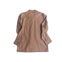Men's Long Sleeve Business Shirt Special Lapel Style Cotton