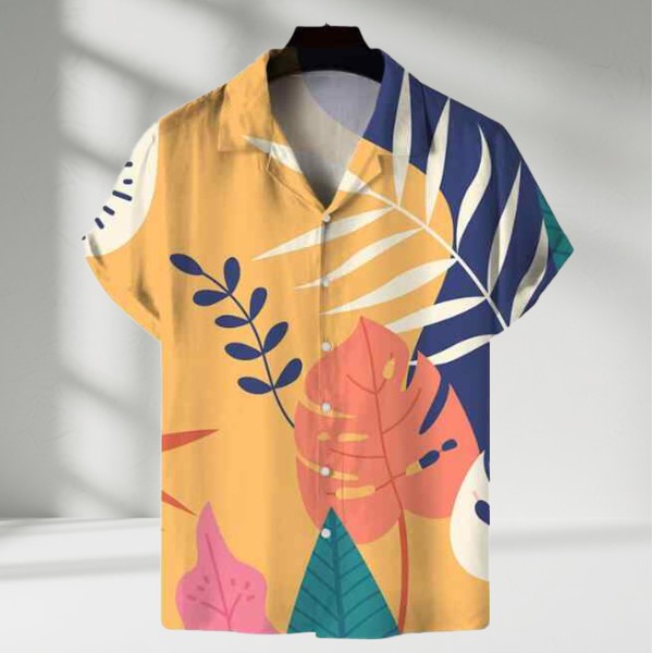 Men's Summer Hawaiian Shirts Casual Beachwear