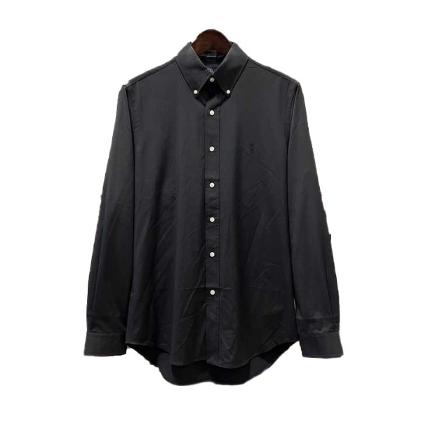 No Ironing Casual Top, Pure Cotton Plus Size Men's Long Sleeved Shirt