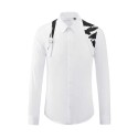 Men's Slim Fit Formal Cotton Dress Shirts Long Sleeve Work Style Shirts