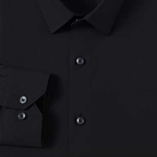 High Quality Men's Business Silk Shirts Long Sleeve