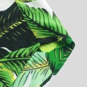 Men's Linen Short Sleeve Hawaiian Shirt for Summer Beach Holidays