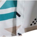 Fashion Geometric Pattern Printing Casual Hawaii Short Sleeve Shirts