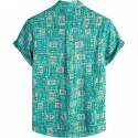 Hawaiian Shirt Men Summer New Design Beach Aloha Shirts