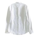 Men's Clothing Pure Linen Long Sleeve Casual Shirt