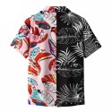 Fashion Polynesian Men's Floral Short Sleeve