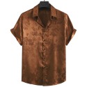 Men's Floral Hawaiian Aloha Shirt Comfort Fit Summer Anti-Pilling Short Sleeve