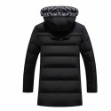 Men's Winter Jacket Waterproof Windproof Parka Fur Decoration Thick Coat
