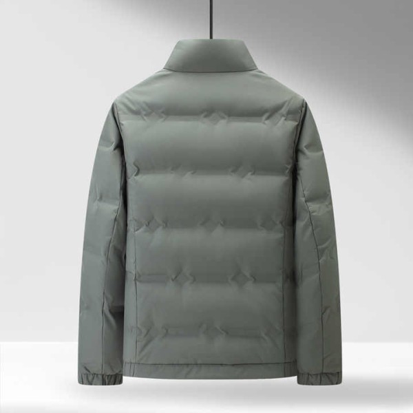 Men's Down Jacket for Autumn and Winter, 90 White Duck Down Stand-up Collar