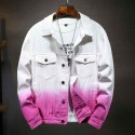 Hot Sale Style Men's Slim Casual Long Sleeved Jeans Jacket
