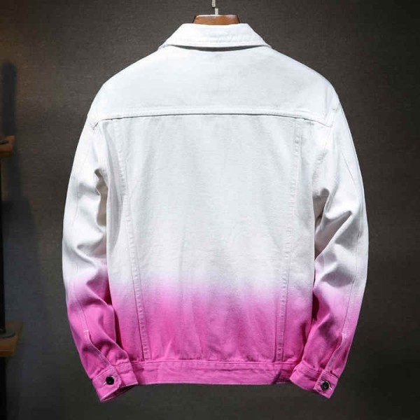 Hot Sale Style Men's Slim Casual Long Sleeved Jeans Jacket