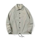 100% Polyester Plus-Size Men's Jacket Hot Selling Casual Outdoor Trench Coat