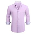 Plus Size Men's Clothing High Elastic Long-Sleeved