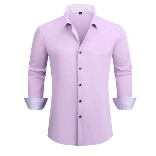 Plus Size Men's Clothing High Elastic Long-Sleeved