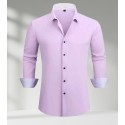 Plus Size Men's Clothing High Elastic Long-Sleeved