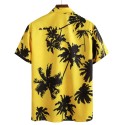 New Fashion Designer Geometric Printed Hawaiian Beach Shirts