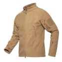 Warm Hooded Jacket Men's Tactical Fleece Jacket