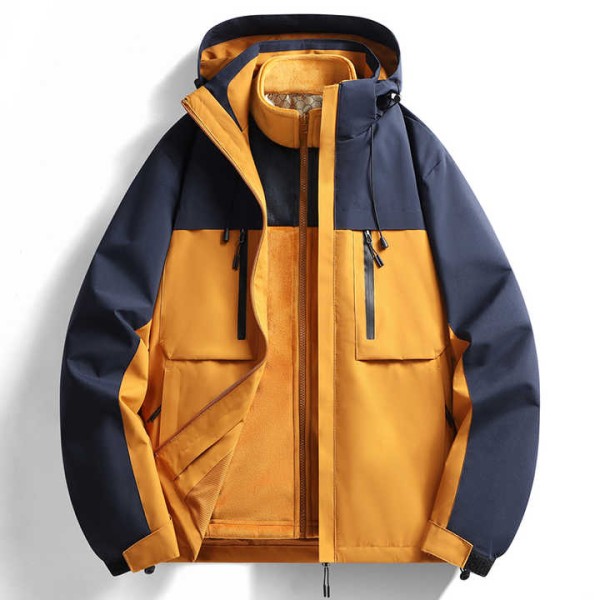Camping Mountain Hardshell Raincoat Detachable Outdoor Jacket
