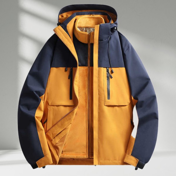 Camping Mountain Hardshell Raincoat Detachable Outdoor Jacket
