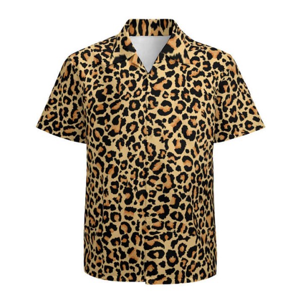 Summer Sublimated Hawaiian Wear Men Beach Vacation Shirts