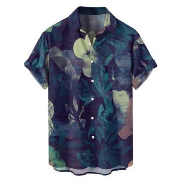 Men's Casual Hawaiia...