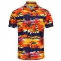 Men's Hawaiian Shirts Short Sleeve Button Down Casual Shirts