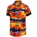 Men's Hawaiian Shirts Short Sleeve Button Down Casual Shirts