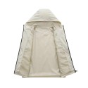 Men's Contrast Color Stitching Zipper Multi-pocket Hiking Coat