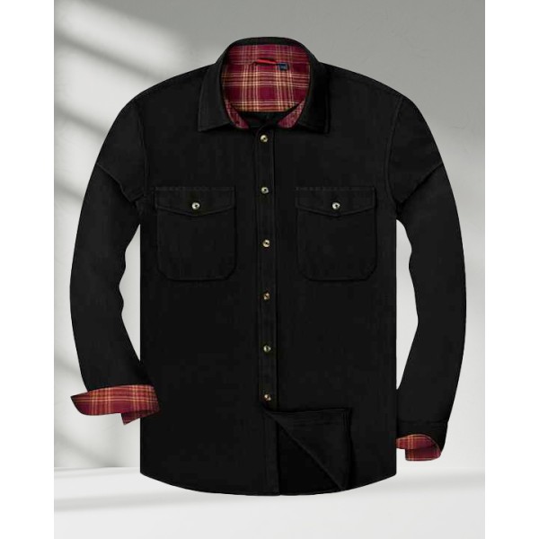 Men's Button Down Regular Fit Long Sleeve Flannel Casual Shirts