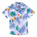 Men'S Tropical Holiday Summer Hawaiian Beach Shirts Short-Sleeve