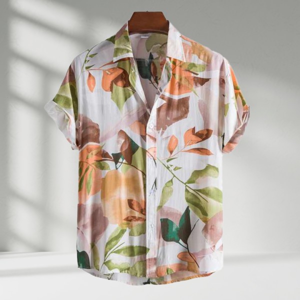 Men's Vacation Beach Shirts Men Camisas Casual Wild Shirts