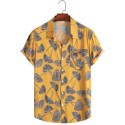 Summer New Style Holidays Quick Dry Men's Printing Shirt