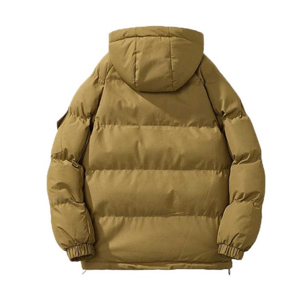 Men's Formal Winter Jacket Solid Loose Coats