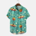 Summer Short Sleeve Shirt Men's Loose Shitrts