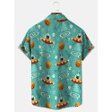 Summer Short Sleeve Shirt Men's Loose Shitrts