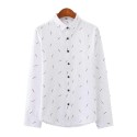Men's Large Size Casual Long Sleeve Shirt
