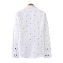 Men's Large Size Casual Long Sleeve Shirt