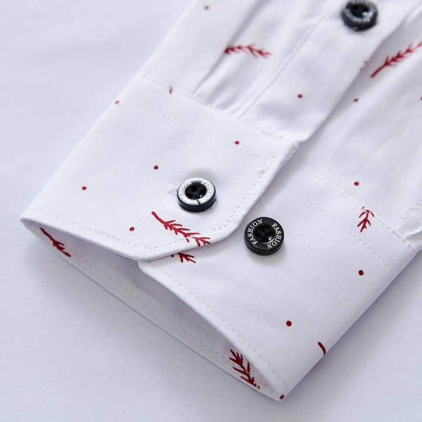 Men's Large Size Casual Long Sleeve Shirt