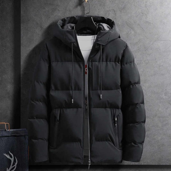 Design Men's Coat Winter Hooded Cotton Padded Jacket