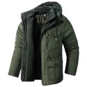 Size Winter Men's Plus Size Hooded Jacket