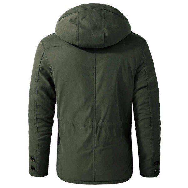 Size Winter Men's Plus Size Hooded Jacket