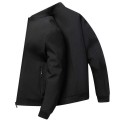 Direct Sale Baseball Collar New Solid Color Coat Men's Business Jacket Casual Jacket